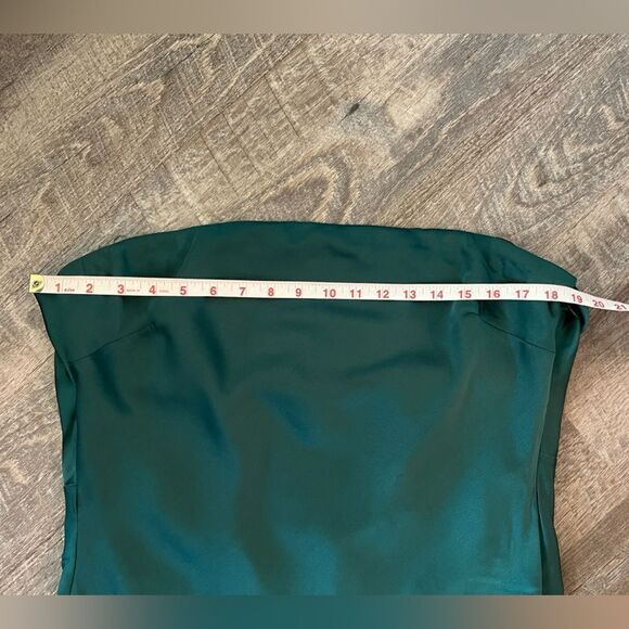 Sugarlips Plus Open Back Satin Maxi Dress- Size 1X - Picture 9 of 10